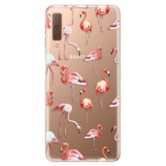 Odolné silikonové pouzdro iSaprio - Flami Pattern 01 - Samsung Galaxy A7 (2018)