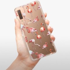Odolné silikonové pouzdro iSaprio - Flami Pattern 01 - Samsung Galaxy A7 (2018)
