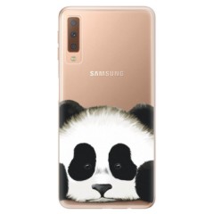 Odolné silikonové pouzdro iSaprio - Sad Panda - Samsung Galaxy A7 (2018)