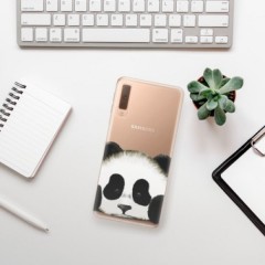 Odolné silikonové pouzdro iSaprio - Sad Panda - Samsung Galaxy A7 (2018)