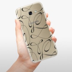 Odolné silikonové pouzdro iSaprio - Fancy - black - Samsung Galaxy A5 2017
