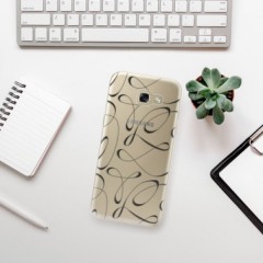 Odolné silikonové pouzdro iSaprio - Fancy - black - Samsung Galaxy A5 2017