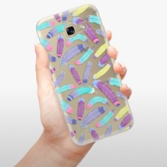 Odolné silikonové pouzdro iSaprio - Feather Pattern 01 - Samsung Galaxy A5 2017