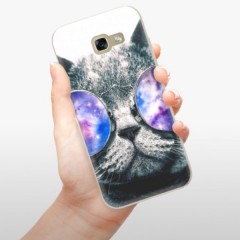 Odolné silikonové pouzdro iSaprio - Galaxy Cat - Samsung Galaxy A5 2017