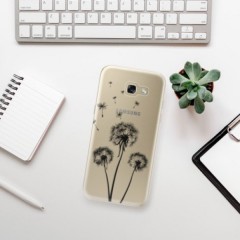 Odolné silikonové pouzdro iSaprio - Three Dandelions - black - Samsung Galaxy A5 2017