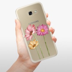 Odolné silikonové pouzdro iSaprio - Three Flowers - Samsung Galaxy A5 2017