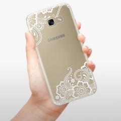 Odolné silikonové pouzdro iSaprio - White Lace 02 - Samsung Galaxy A5 2017