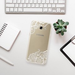 Odolné silikonové pouzdro iSaprio - White Lace 02 - Samsung Galaxy A5 2017