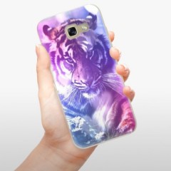 Odolné silikonové pouzdro iSaprio - Purple Tiger - Samsung Galaxy A5 2017