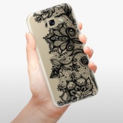 Odolné silikonové pouzdro iSaprio - Black Lace - Samsung Galaxy A5 2017