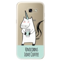 Odolné silikonové pouzdro iSaprio - Unicorns Love Coffee - Samsung Galaxy A5 2017