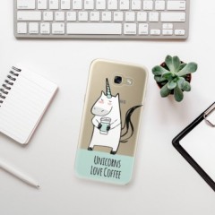 Odolné silikonové pouzdro iSaprio - Unicorns Love Coffee - Samsung Galaxy A5 2017