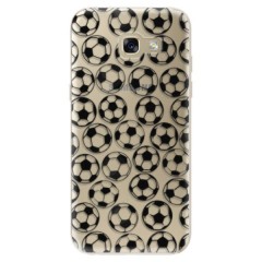 Odolné silikonové pouzdro iSaprio - Football pattern - black - Samsung Galaxy A5 2017