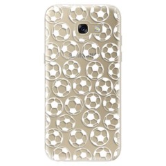 Odolné silikonové pouzdro iSaprio - Football pattern - white - Samsung Galaxy A5 2017