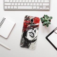 Odolné silikonové pouzdro iSaprio - Sketch Face - Samsung Galaxy J5 2017