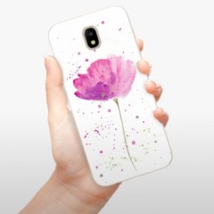 Odolné silikonové pouzdro iSaprio - Poppies - Samsung Galaxy J5 2017