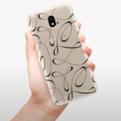 Odolné silikonové pouzdro iSaprio - Fancy - black - Samsung Galaxy J5 2017