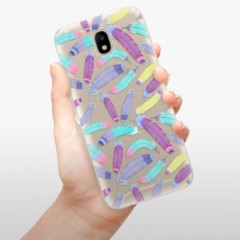 Odolné silikonové pouzdro iSaprio - Feather Pattern 01 - Samsung Galaxy J5 2017