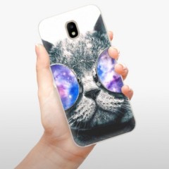 Odolné silikonové pouzdro iSaprio - Galaxy Cat - Samsung Galaxy J5 2017