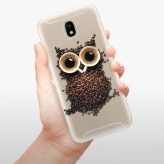 Odolné silikonové pouzdro iSaprio - Owl And Coffee - Samsung Galaxy J5 2017