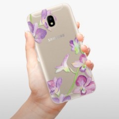 Odolné silikonové pouzdro iSaprio - Purple Orchid - Samsung Galaxy J5 2017