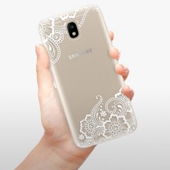 Odolné silikonové pouzdro iSaprio - White Lace 02 - Samsung Galaxy J5 2017