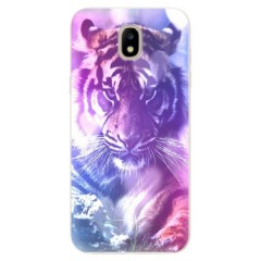 Odolné silikonové pouzdro iSaprio - Purple Tiger - Samsung Galaxy J5 2017