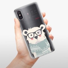 Plastové pouzdro iSaprio - Bear with Scarf - Xiaomi Mi 8 Pro