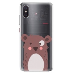 Plastové pouzdro iSaprio - Brown Bear - Xiaomi Mi 8 Pro