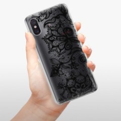 Plastové pouzdro iSaprio - Black Lace - Xiaomi Mi 8 Pro