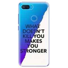 Plastové pouzdro iSaprio - Makes You Stronger - Xiaomi Mi 8 Lite
