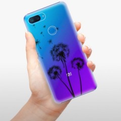 Plastové pouzdro iSaprio - Three Dandelions - black - Xiaomi Mi 8 Lite