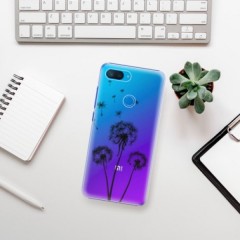 Plastové pouzdro iSaprio - Three Dandelions - black - Xiaomi Mi 8 Lite