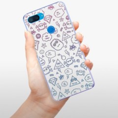 Plastové pouzdro iSaprio - Funny Clouds - Xiaomi Mi 8 Lite