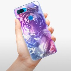 Plastové pouzdro iSaprio - Purple Tiger - Xiaomi Mi 8 Lite