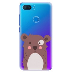 Plastové pouzdro iSaprio - Brown Bear - Xiaomi Mi 8 Lite