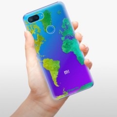 Plastové pouzdro iSaprio - Cold Map - Xiaomi Mi 8 Lite