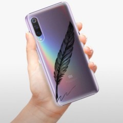 Plastové pouzdro iSaprio - Writing By Feather - black - Xiaomi Mi 9