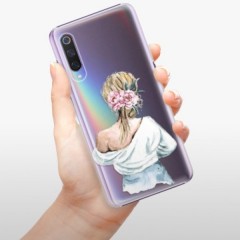 Plastové pouzdro iSaprio - Girl with flowers - Xiaomi Mi 9