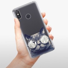 Plastové pouzdro iSaprio - Crazy Cat 01 - Xiaomi Mi Max 3