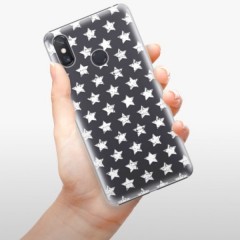Plastové pouzdro iSaprio - Stars Pattern - white - Xiaomi Mi Max 3