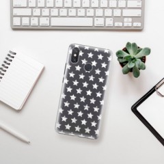 Plastové pouzdro iSaprio - Stars Pattern - white - Xiaomi Mi Max 3