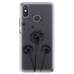 Plastové pouzdro iSaprio - Three Dandelions - black - Xiaomi Mi Max 3