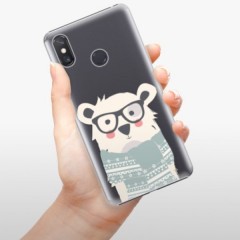 Plastové pouzdro iSaprio - Bear with Scarf - Xiaomi Mi Max 3