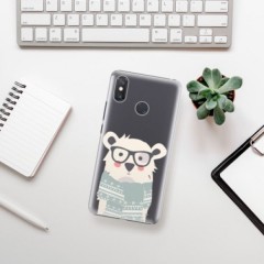 Plastové pouzdro iSaprio - Bear with Scarf - Xiaomi Mi Max 3