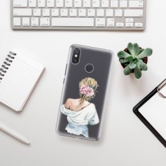 Plastové pouzdro iSaprio - Girl with flowers - Xiaomi Mi Max 3