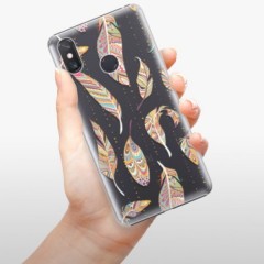 Plastové pouzdro iSaprio - Feather pattern 02 - Xiaomi Mi Max 3