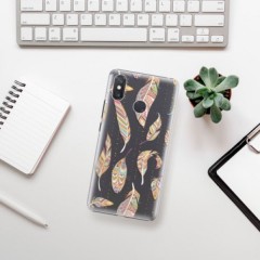 Plastové pouzdro iSaprio - Feather pattern 02 - Xiaomi Mi Max 3