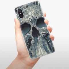 Odolné silikonové pouzdro iSaprio - Abstract Skull - Xiaomi Mi 8 Pro