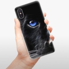 Odolné silikonové pouzdro iSaprio - Black Puma - Xiaomi Mi 8 Pro